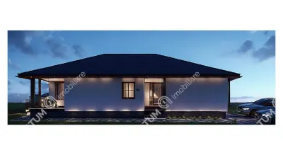 Casa cu 4 camere decomandate pe un singur nivel cu teren de 500 mp de vanzare in Selimbar din Sibiu - foto 2