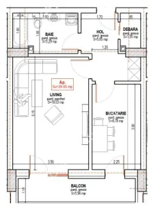 Apartament de inchiriat 2 camere 40 mp utili balcon loc de parcare zona Doamna Stanca Sibiu - foto 6
