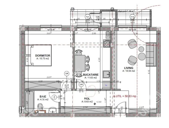 Apartament 2 camere Sibiu - poza 7