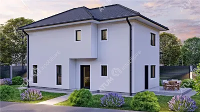 Casa individuala finisata la cheie de vanzare in Cristian 4 camere si 340 mp teren - foto 7