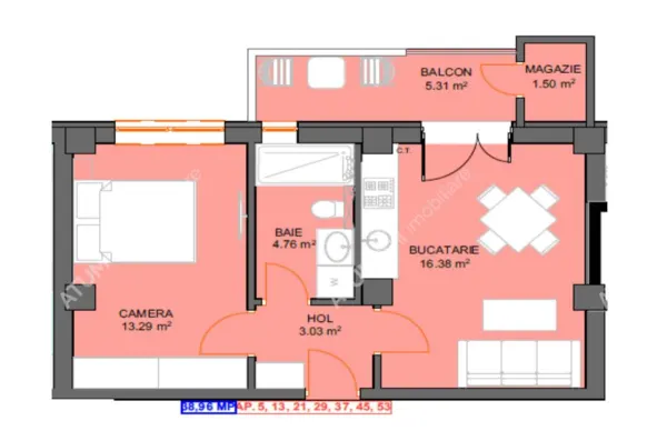 Apartament 2 camere Sibiu - poza 4