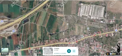 De vanzare teren intravilan de 8600 mp cu deschidere la doua drumuri in Cristian - Cristian