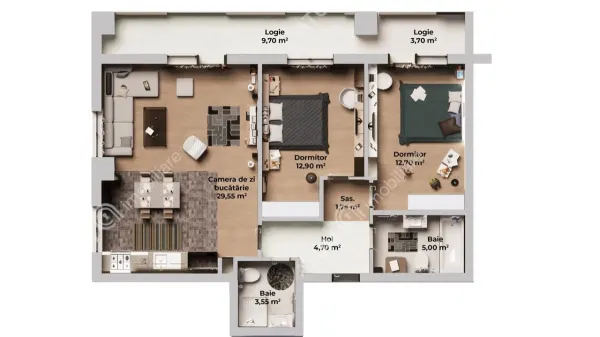 Apartament 3 camere Sibiu - poza 7