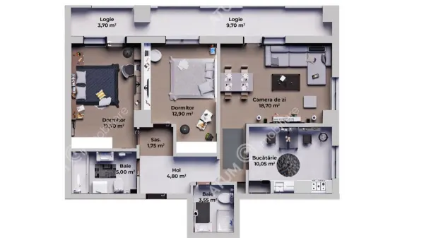 Apartament 3 camere Sibiu - poza 8