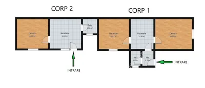 De vanzare casa individuala si teren de 863 mp in Cristian zona Primarie - foto 9