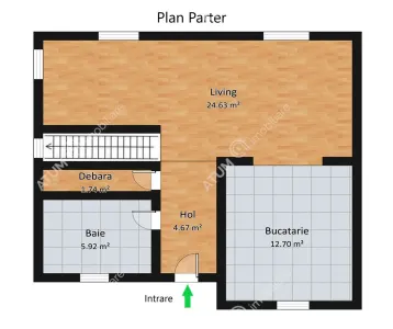 Casa de vanzare cu 4 camere 2 bai balcon teren 230 mp situat in Selimbar - foto 7