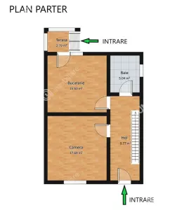 De vanzare casa renovata de 3 camere cu 2 pivnite si teren de  242 mp zona Calea Dumbravii - foto 8