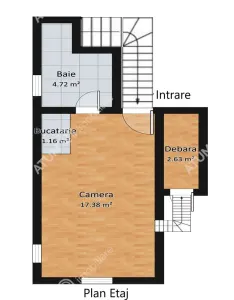 De vanzare 2 apartamente la casa in zona ultracentrala in Sibiu - foto 7