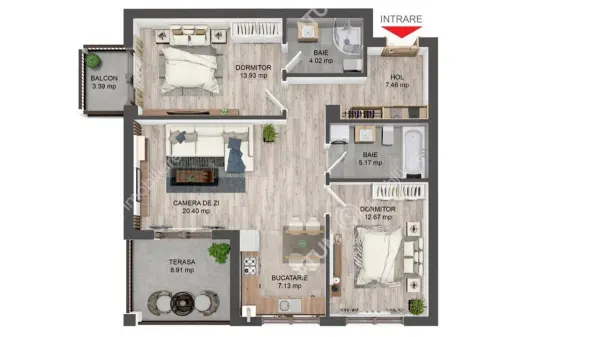 Apartament 3 camere Sibiu - poza 11