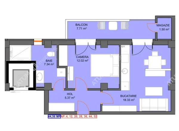Apartament 2 camere Sibiu - poza 4