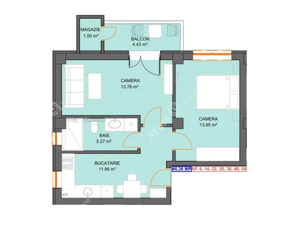 Apartament 2 camere Sibiu - poza 4
