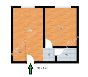 De inchiriat apartament cu 2 camere decomandate in zona Ipas din Sibiu - foto 6