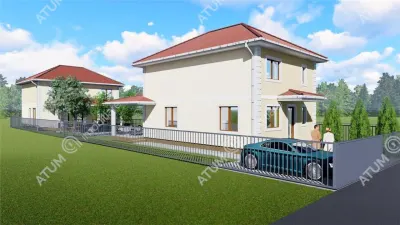 Casa individuala de vanzare 4 camere si 420 mp teren in Selimbar - foto 7