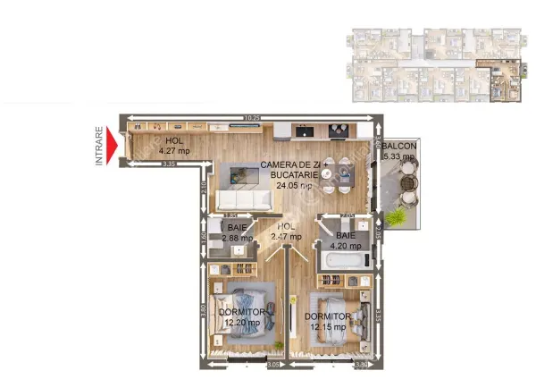 Apartament 3 camere Sibiu - poza 5