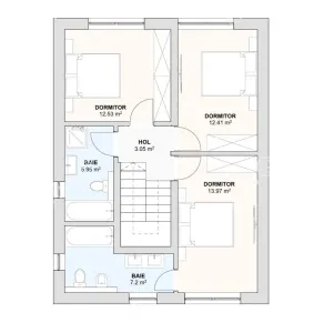 De vanzare casa individuala cu 4 camere si teren de 380 mp in Sura Mica zona Sportului - foto 4