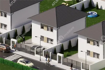 De vanzare casa individuala cu 4 camere si teren de 380 mp in Sura Mica zona Sportului - foto 7