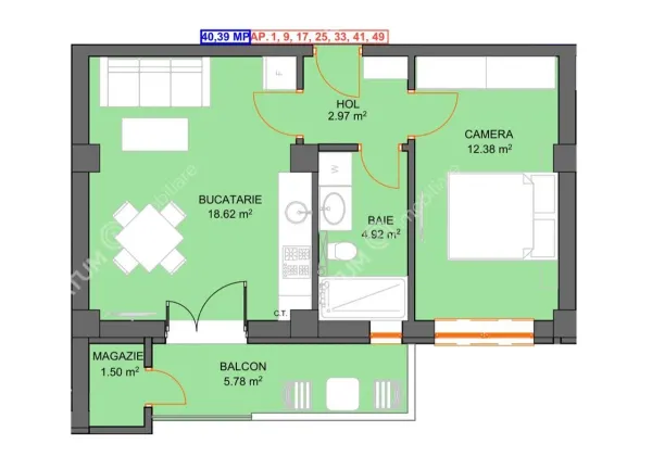 Apartament 2 camere Sibiu - poza 2