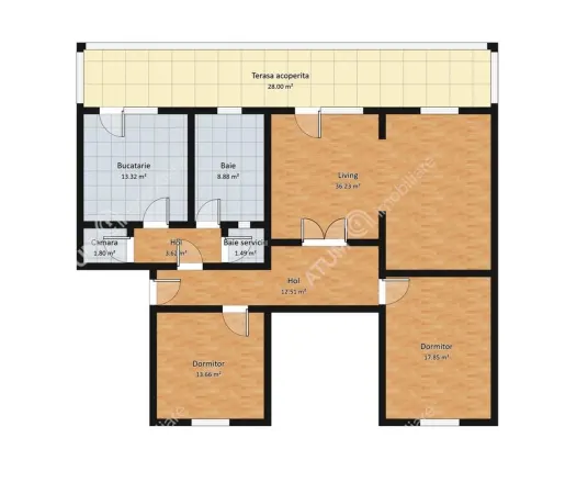 Apartament 3 camere Sibiu - poza 15