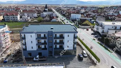 De vanzare apartament finisat la cheie cu 3 camere si balcon zona Pictor Brana Selimbar - foto 9