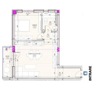 De vanzare apartament finisat la cheie cu 2 camere la etajul 2 in zona Pictor Brana/Selimbar - foto 5