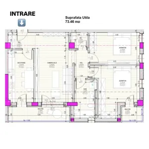 Apartament intabulat cu 3 camere 2 bai zona Pictor Brana din Selimbar - foto 4