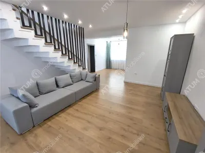 De inchiriat casa ultramoderna cu 4 camere 3 bai si dressing 170 mp utili in Sibiu - foto 11