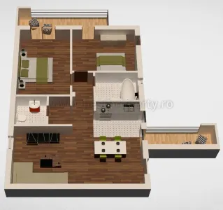 Direct Dezvoltator - Apartament 3 camere de vanzare Sibiu - Turnisor - foto 17