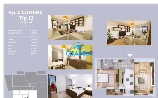 Apartament 2 camere Alba Iulia - poza 2