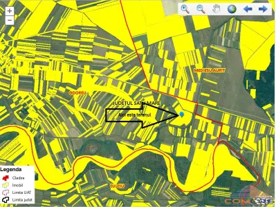 De vanzare 9,6 Hectare teren intravilan in Eteni (comuna Odoreu) - foto 2