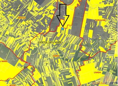 De vanzare teren extravilan Agris 32.900 mp. - foto 2