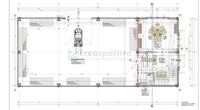 Hala/ showroom nou, 281mp, sos. Iasi - Tomesti - foto 12