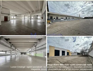 Hale/ spatii comerciale Pascani, str. Vatra, de la 300mp la 5000mp - Pascani