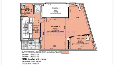 Spatiu comercial/ birouri, gara Iasi, 84mp, lift, et. 1, la strada - foto 6