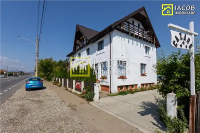 Vila/Pensiune D+P+E+M cu multiple functionalitati: locuit, HoReCa, turism, camin de batrani, Dumbrava Rosie, jud. Neamt - foto 1
