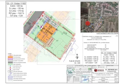 Teren cu autorizatie de constructie casa + proiect tehnic - Cristian - foto 9