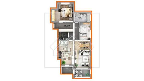 Apartament 3 camere Sibiu - poza 12