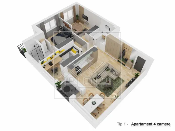 Apartament 4 camere Sibiu - poza 6