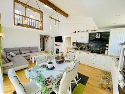 Penthouse mobilat si utilat modern cu terasa de 40 mp - foto 17