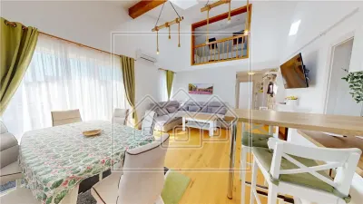 Penthouse mobilat si utilat modern cu terasa de 40 mp - foto 3