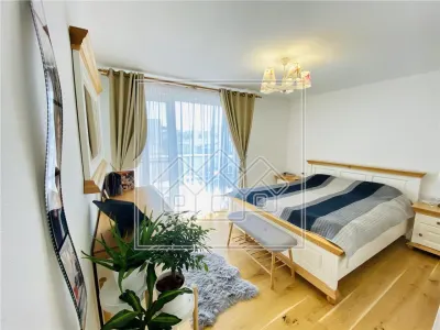 Penthouse mobilat si utilat modern cu terasa de 40 mp - foto 8