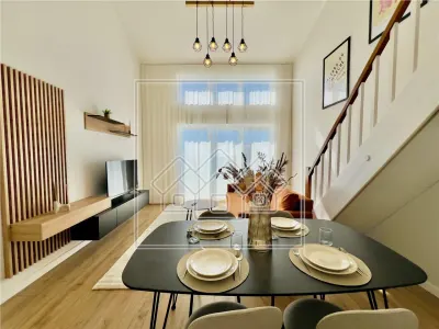 Penthouse mobilat complet, 4 camere si balcon, intabulat - foto 12