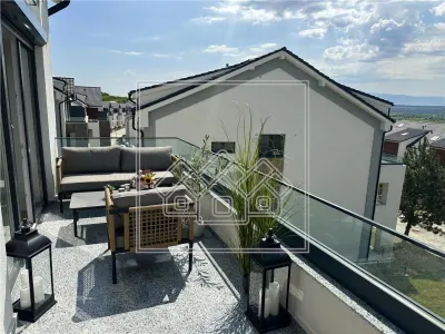 Penthouse mobilat complet, 4 camere si balcon, intabulat - foto 15