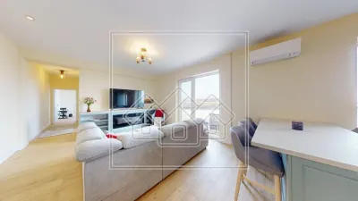 Penthouse nou - 87 mp utili, terasa 100 mp - mobilat si utilat modern - foto 16