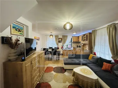 Casa moderna, mobilata si utilata, teren de 309 mp - Cisnadioara - foto 2