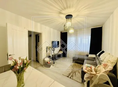 Ap cu 2 camere si balcon, 50 mp, balcon, zona Vasile Aaron - Sibiu