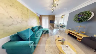 Apartament 3 camere, 2 bai, 2 terase, mobilat si utilat confort lux - Sibiu