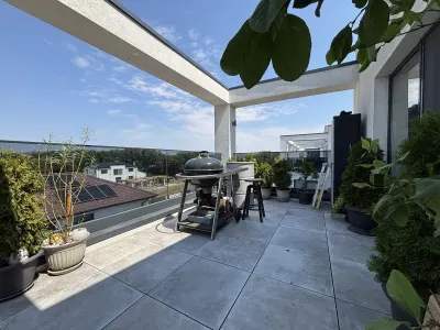 Penthouse cu terasa superba, la cheie, mobilat si utilat complet - foto 2