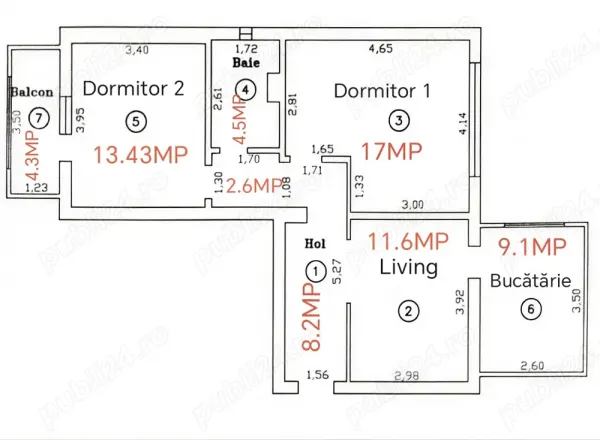 Apartament 2 camere Timișoara - poza 2