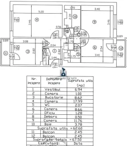 Apartament 3 Camere Decomandat Piata Sudului - foto 9