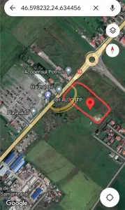 Teren industrial Ernei 1ha cu PUZ - Ernei